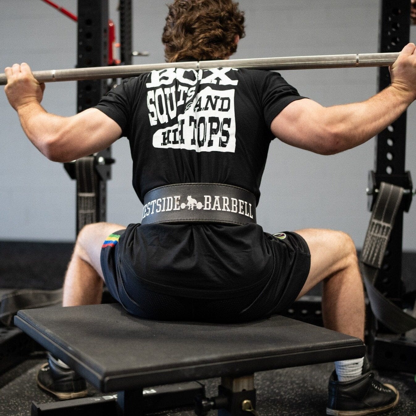 Box Squats High Tops T-Shirt™ - Black – Westside Barbell