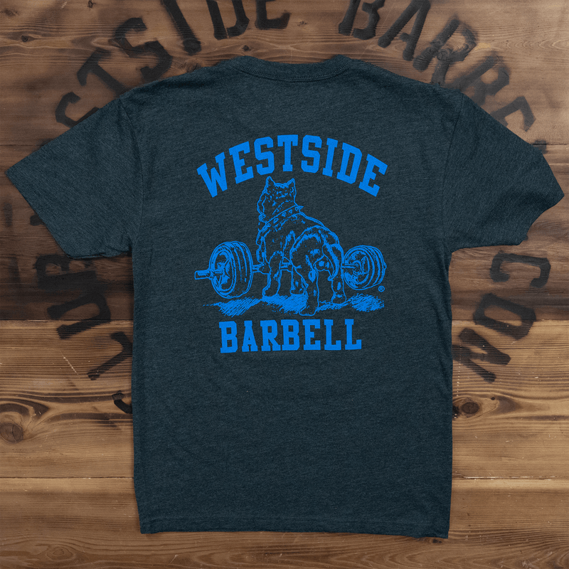 WSBB Mens Blue Nitro logo T-shirt