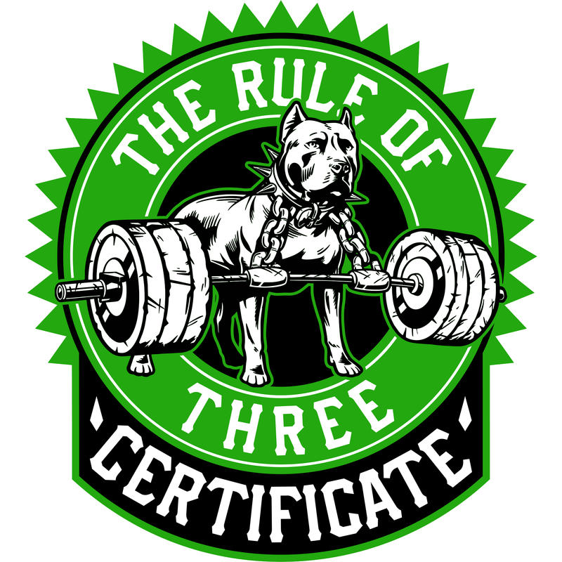 The Rule of Three™ Certificate