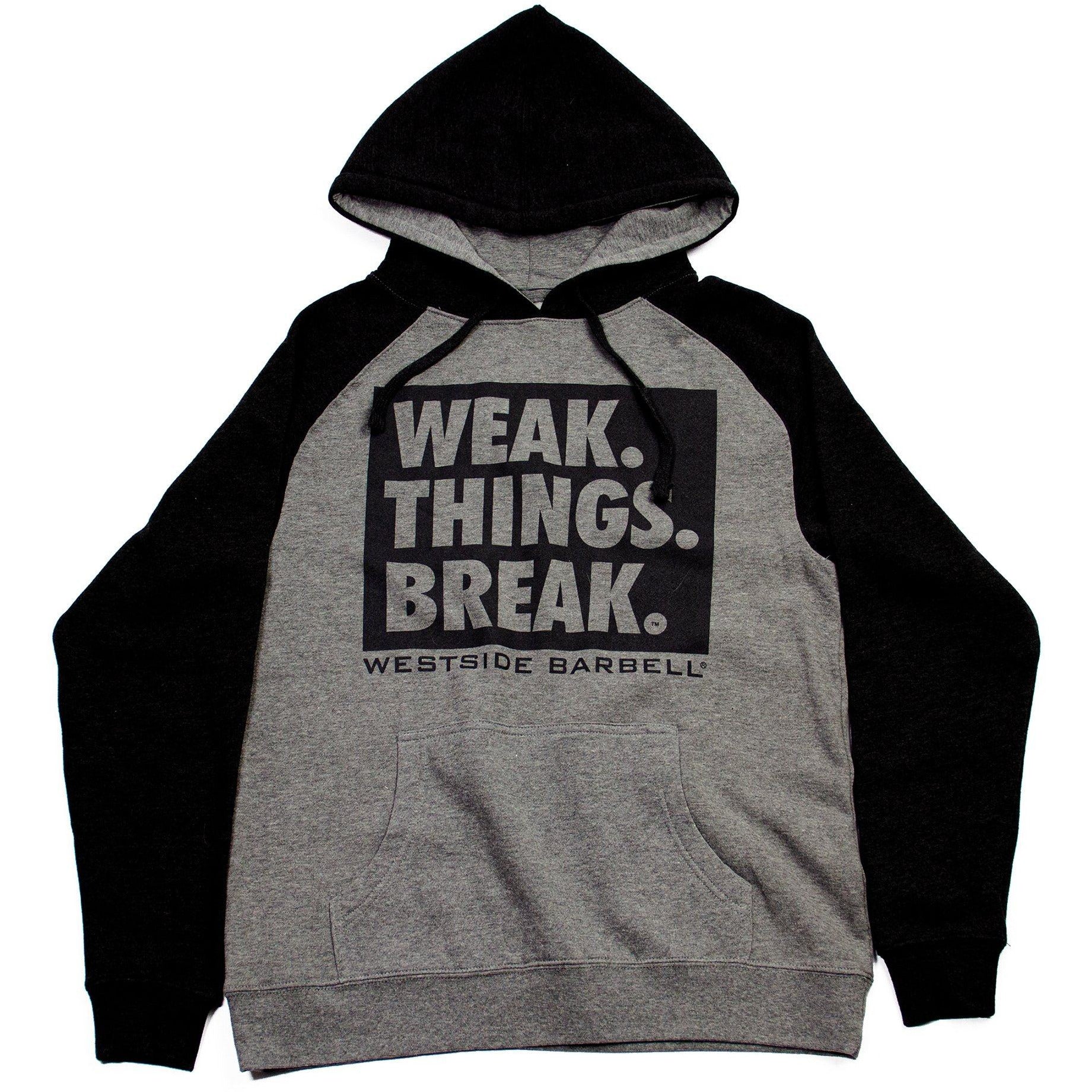 Wsbb Mens Weak Things Break Hooded Sweatshirt 3XL