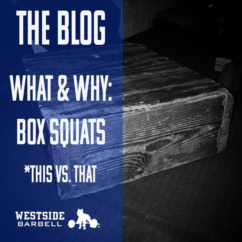 What and Why: Box Squats