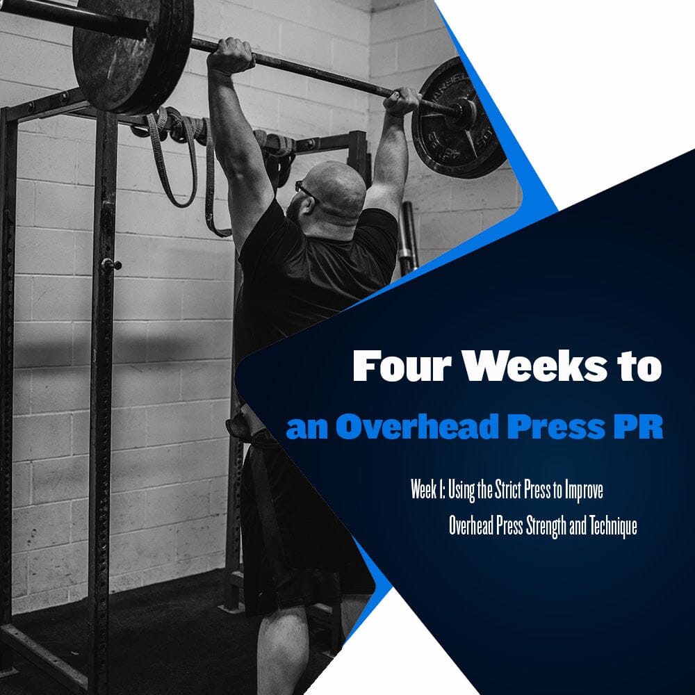 Overhead Press PR Program: Week 1 Westside Barbell Overhead Press PR Program: Week 1 Westside Barbell