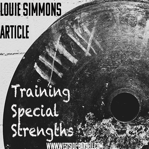 Training Special Strengths