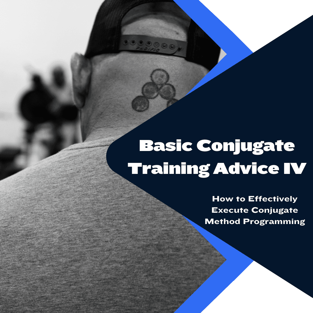 Basic Conjugate Training Advice IV