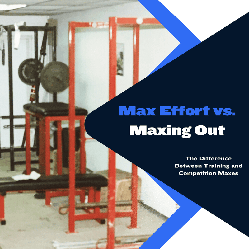 Max Effort vs. Maxing Out