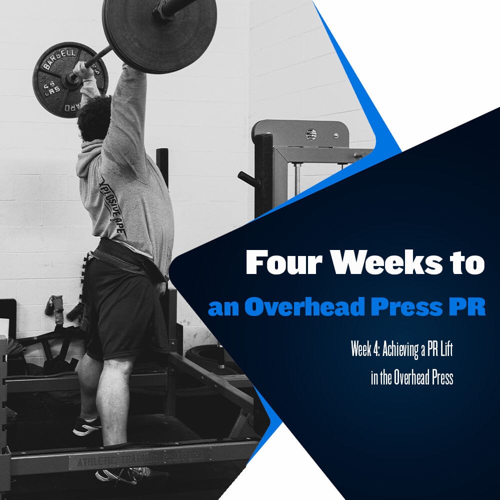 barbell shoulder press programming plan 4 week surge