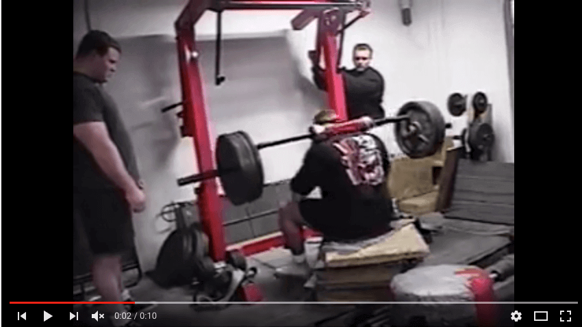 Westside Barbell Old School Low Box With Safety Squat Bar