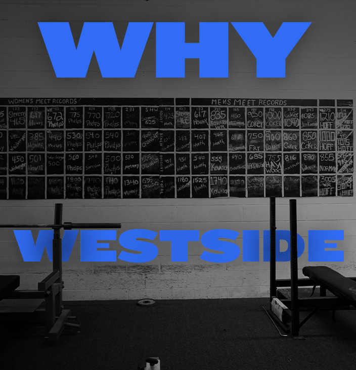 WSBB Blog: Why the Westside Method?