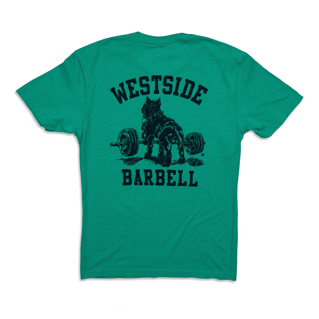 Green t-shirt with &