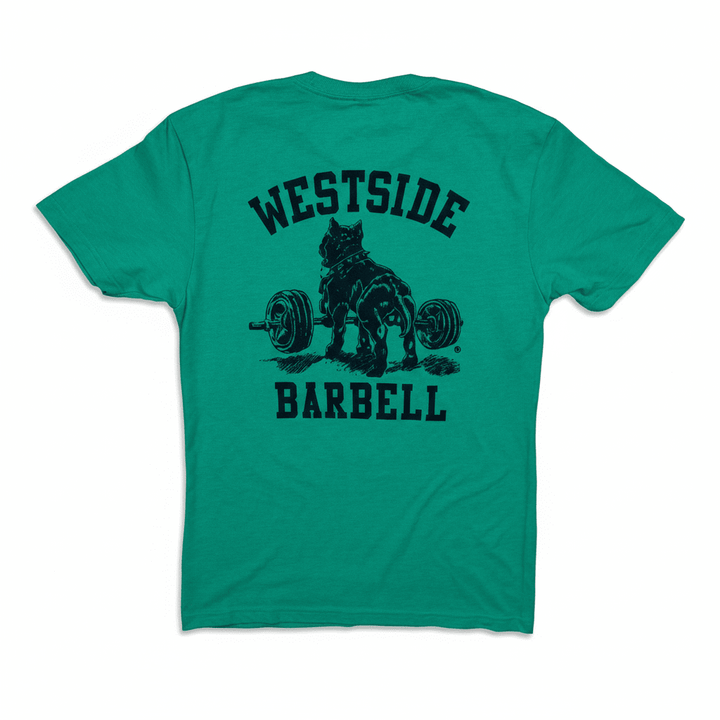Green t-shirt with &