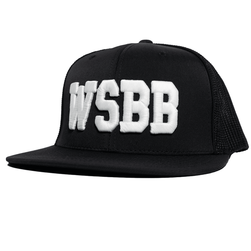 WSBB Flexfit® Flatbill Black/White