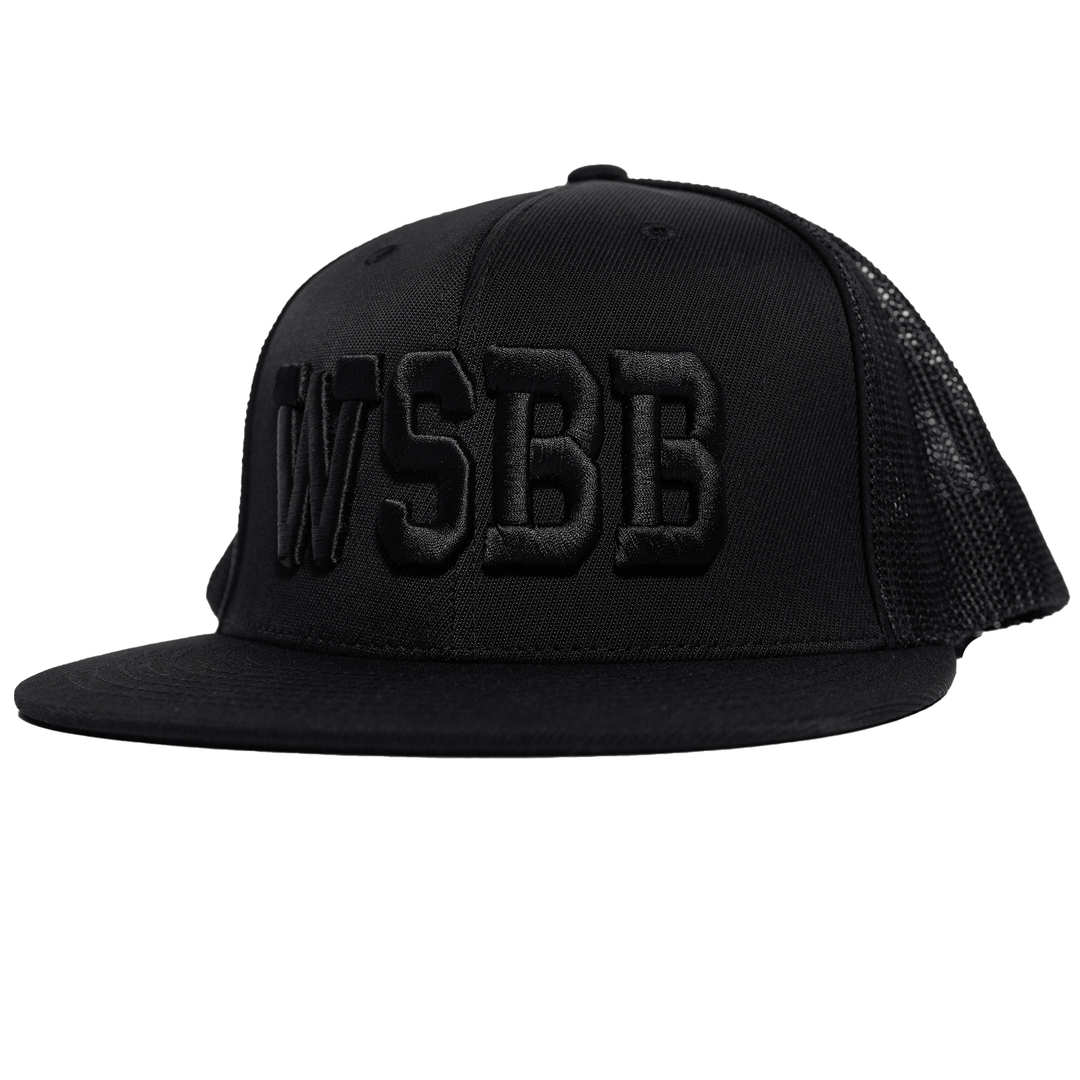 WSBB Flexfit® Flatbill Blackout