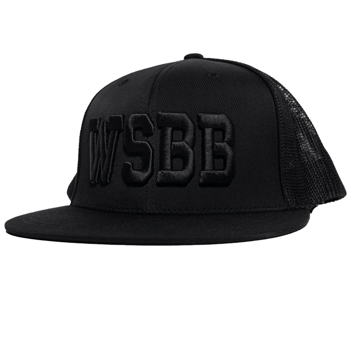 WSBB Flexfit® Flatbill Blackout