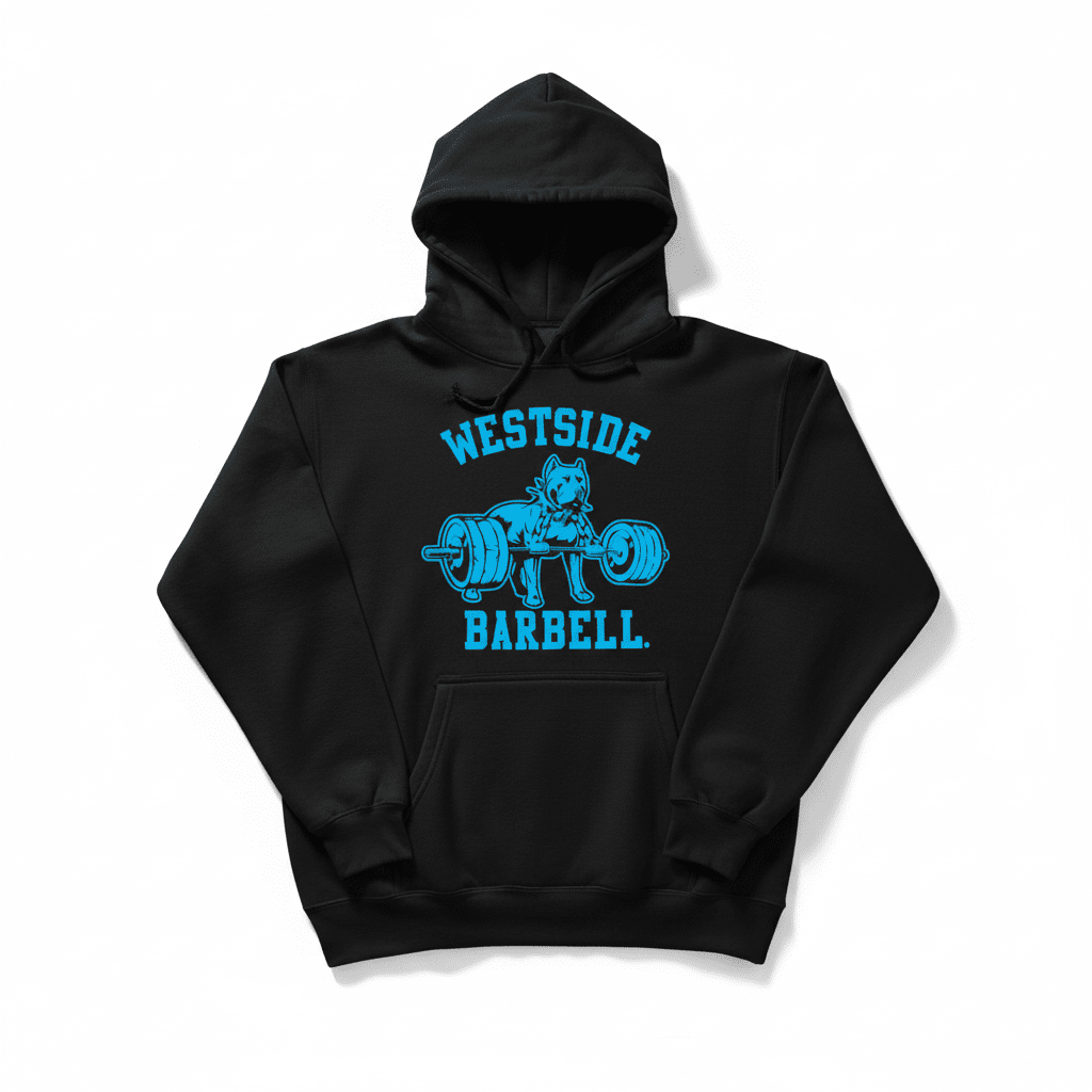 Nitro Hooded Sweatshirt - Black/Brite Blue