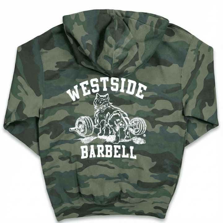 Camouflage hoodie with &