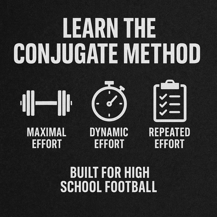 Conjugate Football Strength and Conditioning For High School Athletes