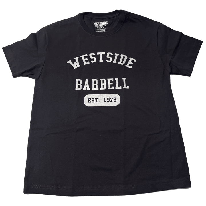 Black t-shirt with &