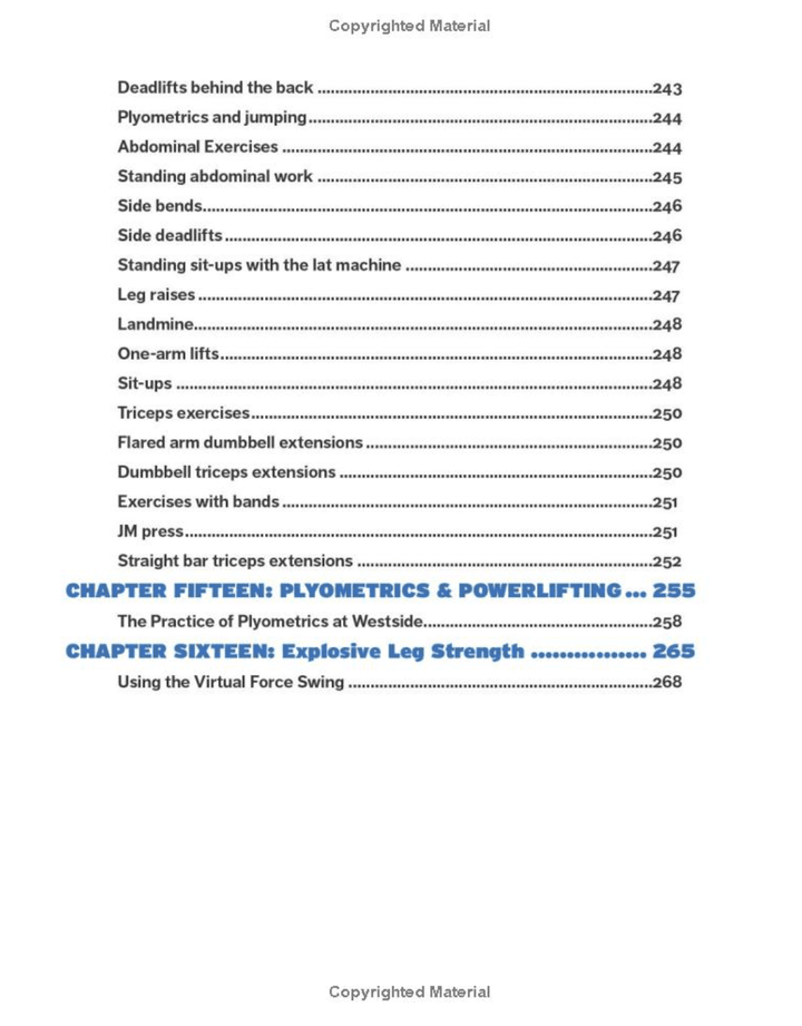 Westside Barbell - The Book Of Methods