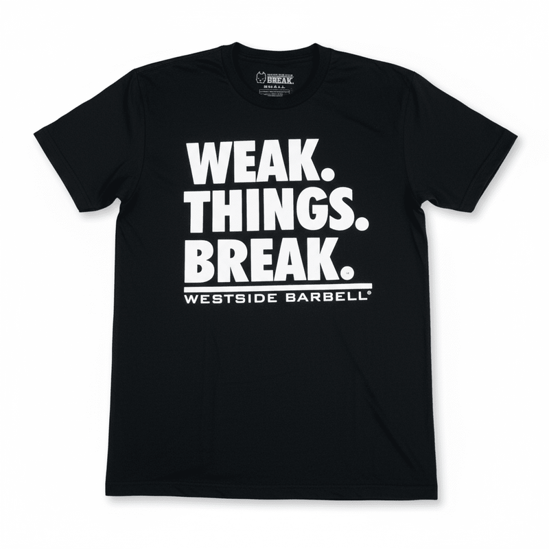 WSBB Mens Weak.Things.Break™ T-shirt - Black