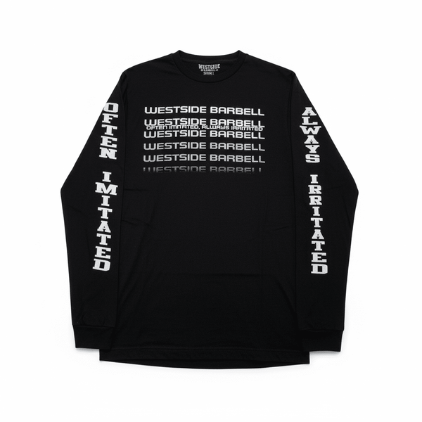 トップス barbell object swool l/s top black barbell object - ls