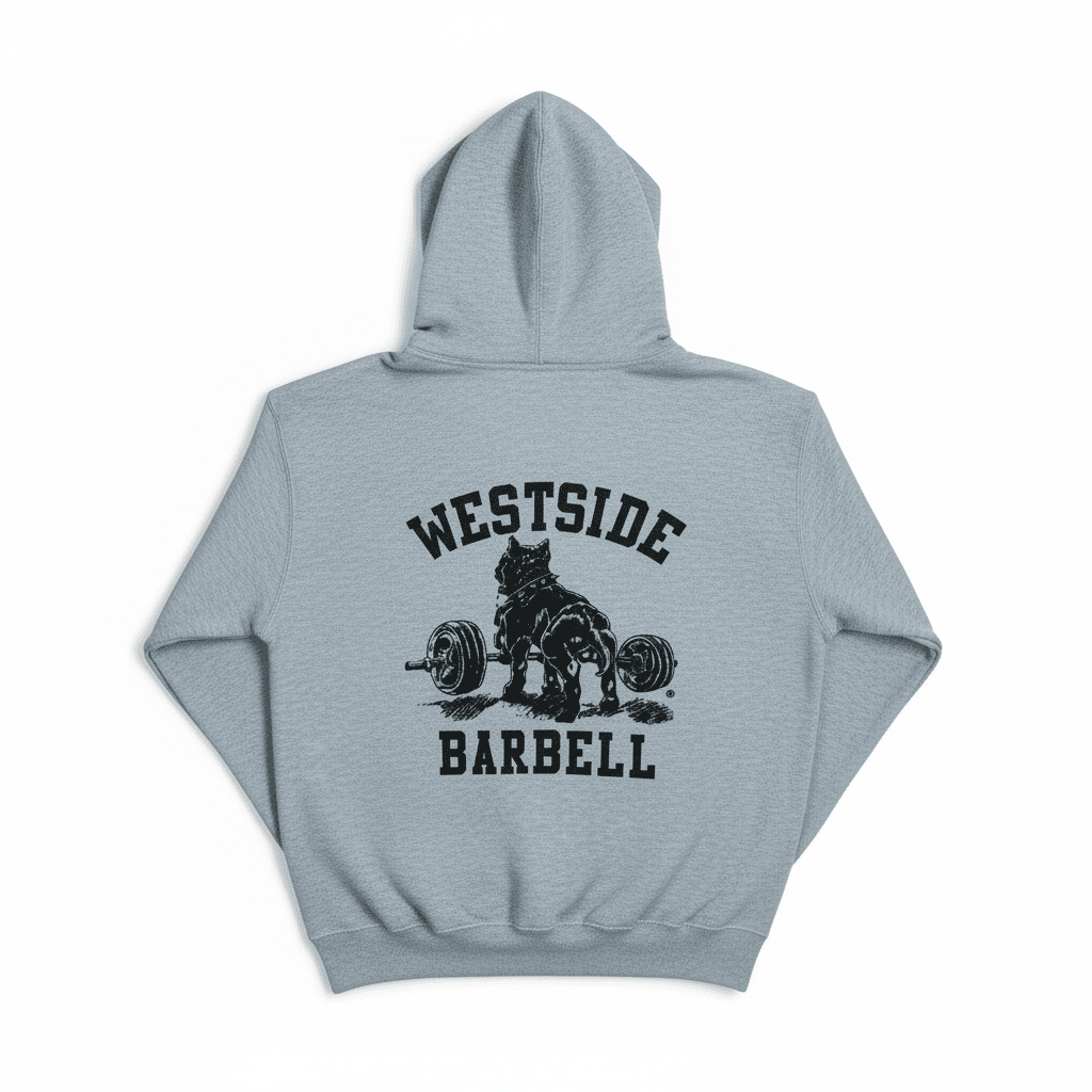 WSBB Mens Lux Hooded Sweatshirt - Grey