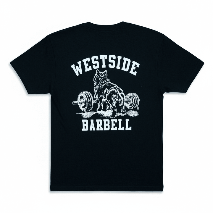 Black t-shirt with &