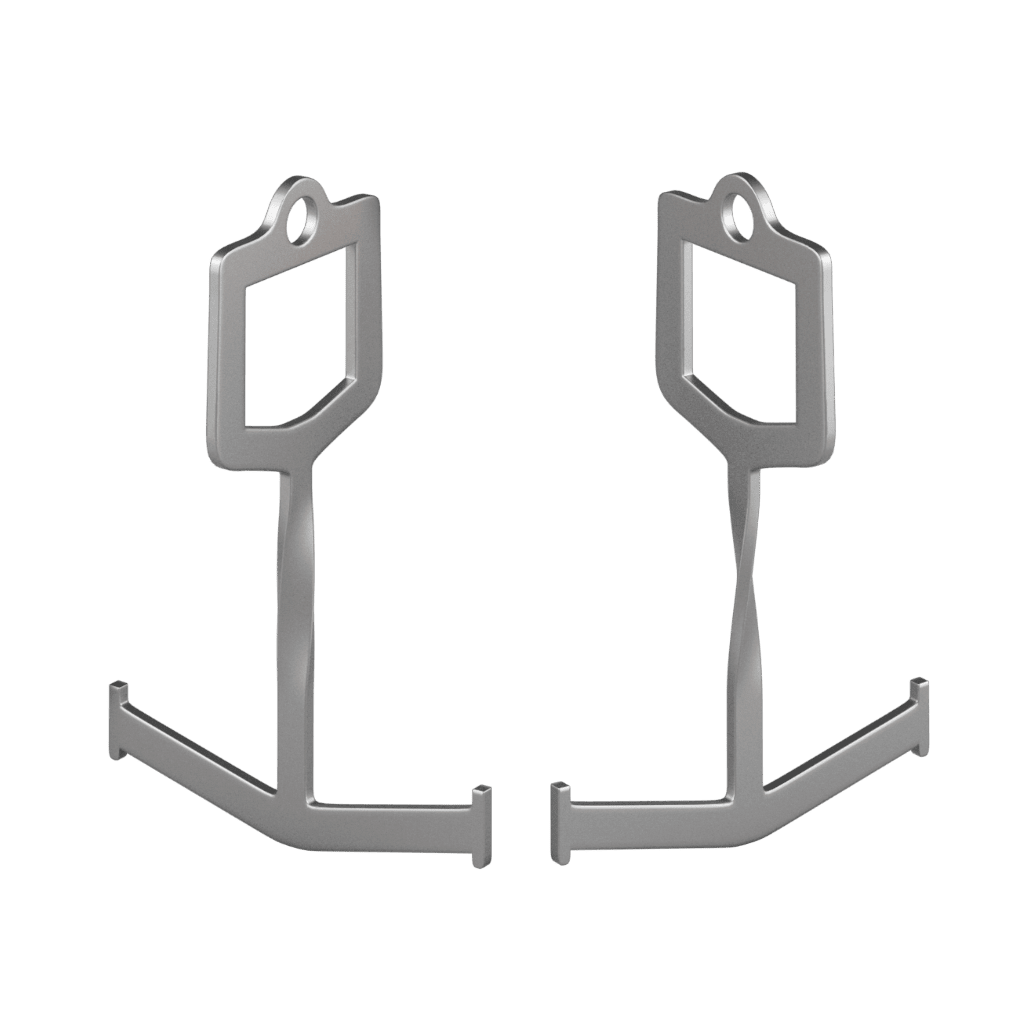 Bandbell Anchor Loader pair, solid steel kinetic loading system