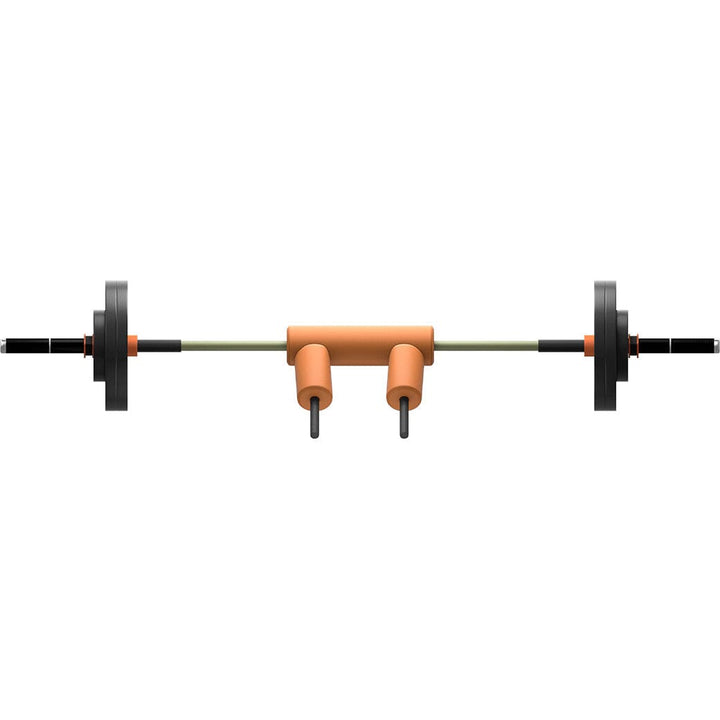 Bandbell RhinoFlex BrassKnuckle Safety Squat Bar with padded yoke and extra-long handles