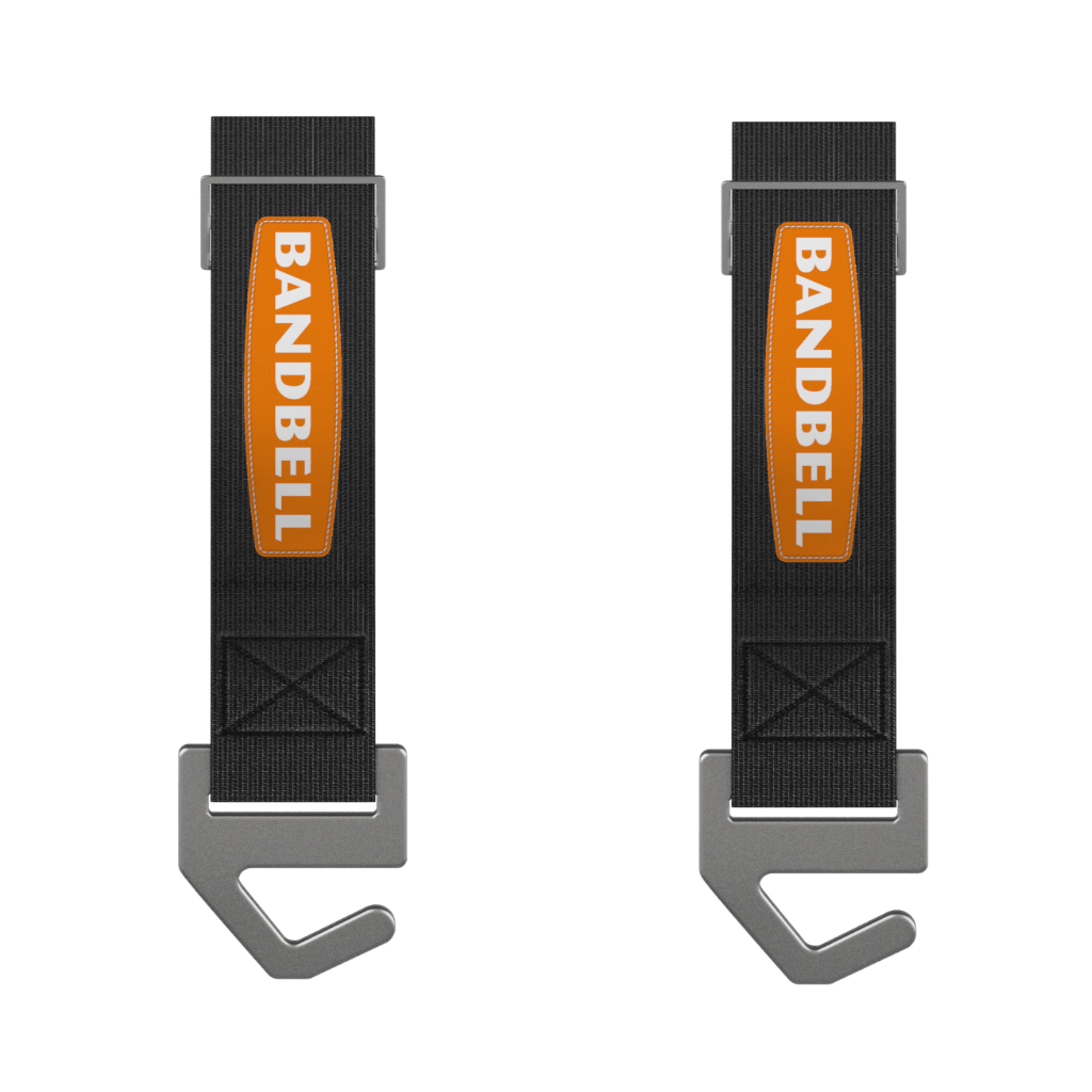 Bandbell Strap-n-Hook pair, custom-fit to all BandBell bars