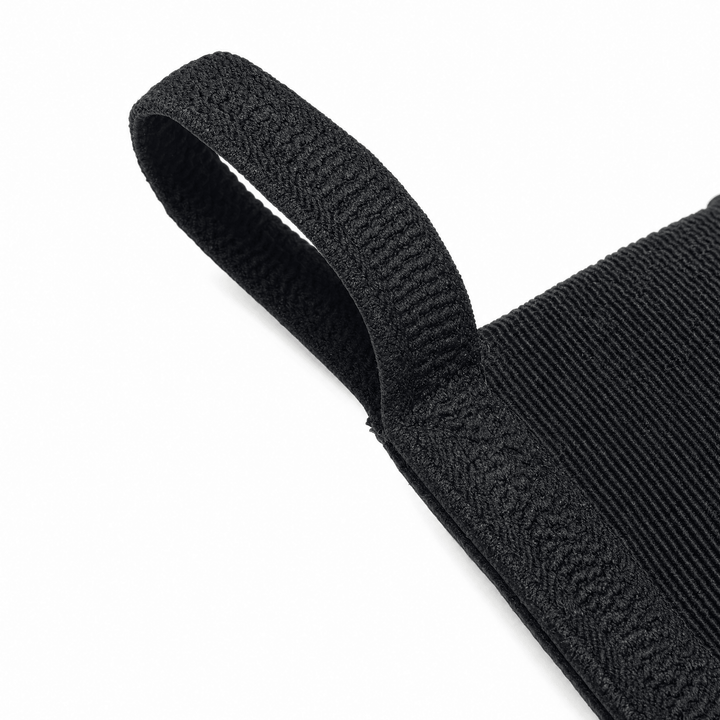 Close-up of the thumb loop on a Westside Barbell Velcro wrist wrap