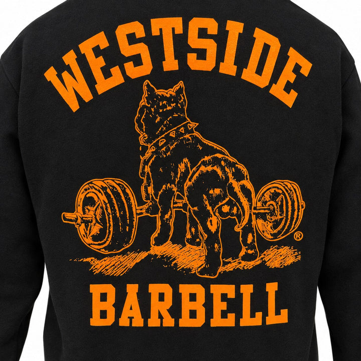 Westside Barbell Mens Hooded Sweatshirt - Black &amp; Orange
