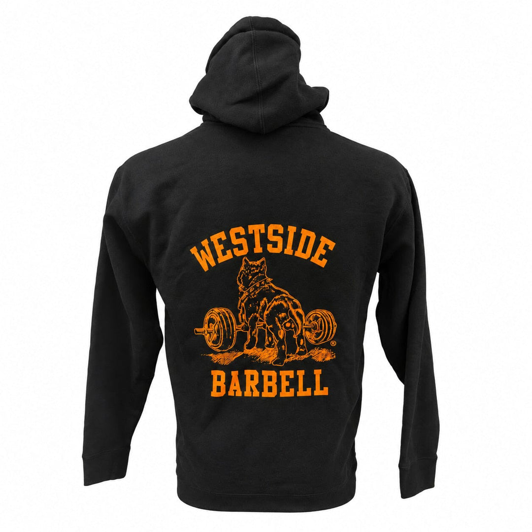 Westside Barbell Mens Hooded Sweatshirt - Black &amp; Orange