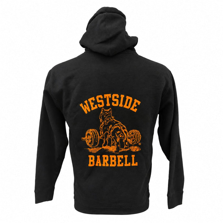 Westside Barbell Mens Hooded Sweatshirt - Black &amp; Orange