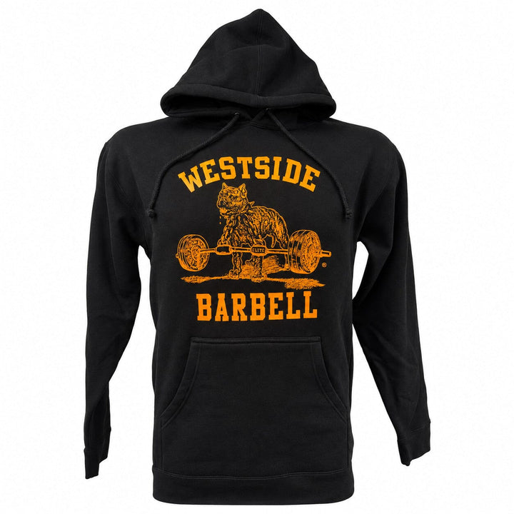Westside Barbell Mens Hooded Sweatshirt - Black &amp; Orange