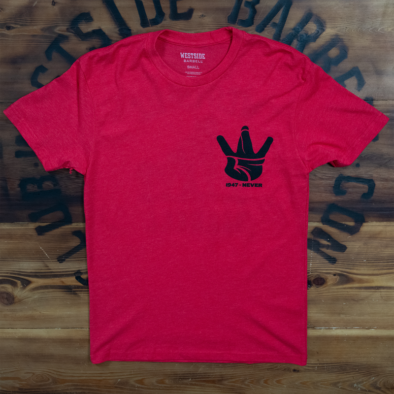 WSBB 1947 - Never Collection T-shirt - Red