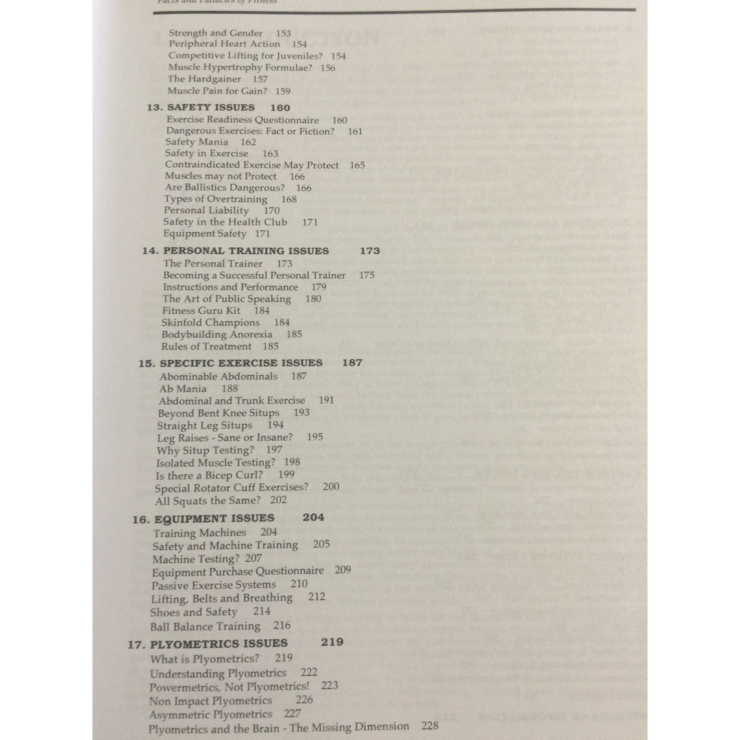 Facts and Fallacies of Fitness