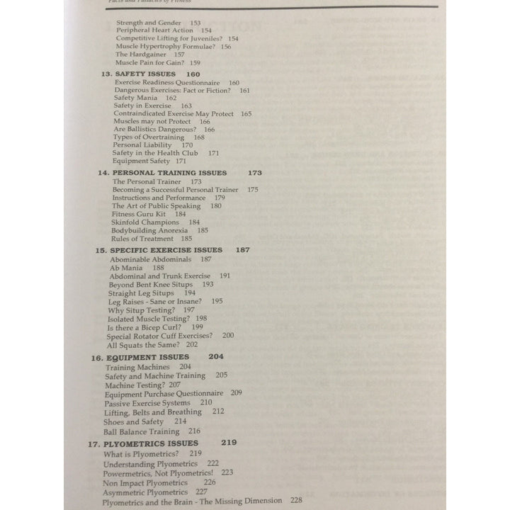 Facts and Fallacies of Fitness