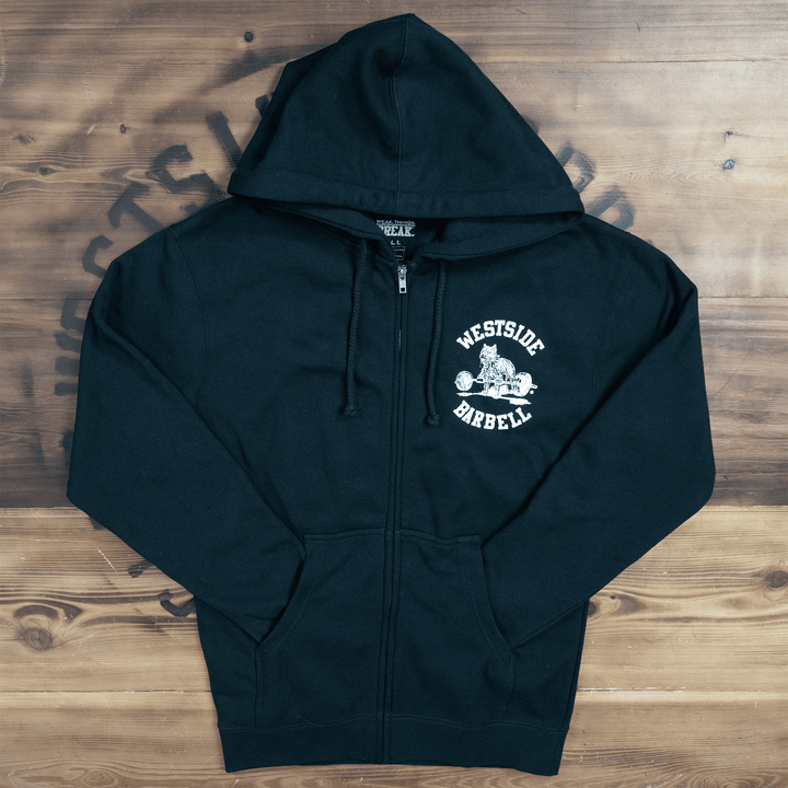 WSBB Mens Lux Zip Up Hooded Sweatshirt