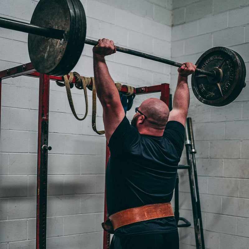 Ez Bar Overhead Press Ez Bar Overhead Standing Barbell Tricep