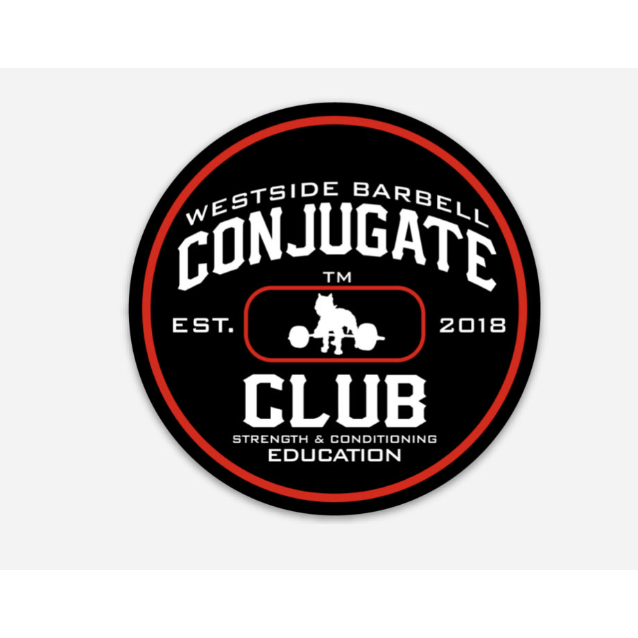 WSBB Vinyl Sticker - Red Conjugate Club Circle