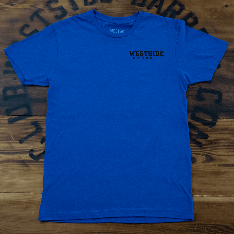 Westside Barbell Left Chest Logo T-shirt - Blue