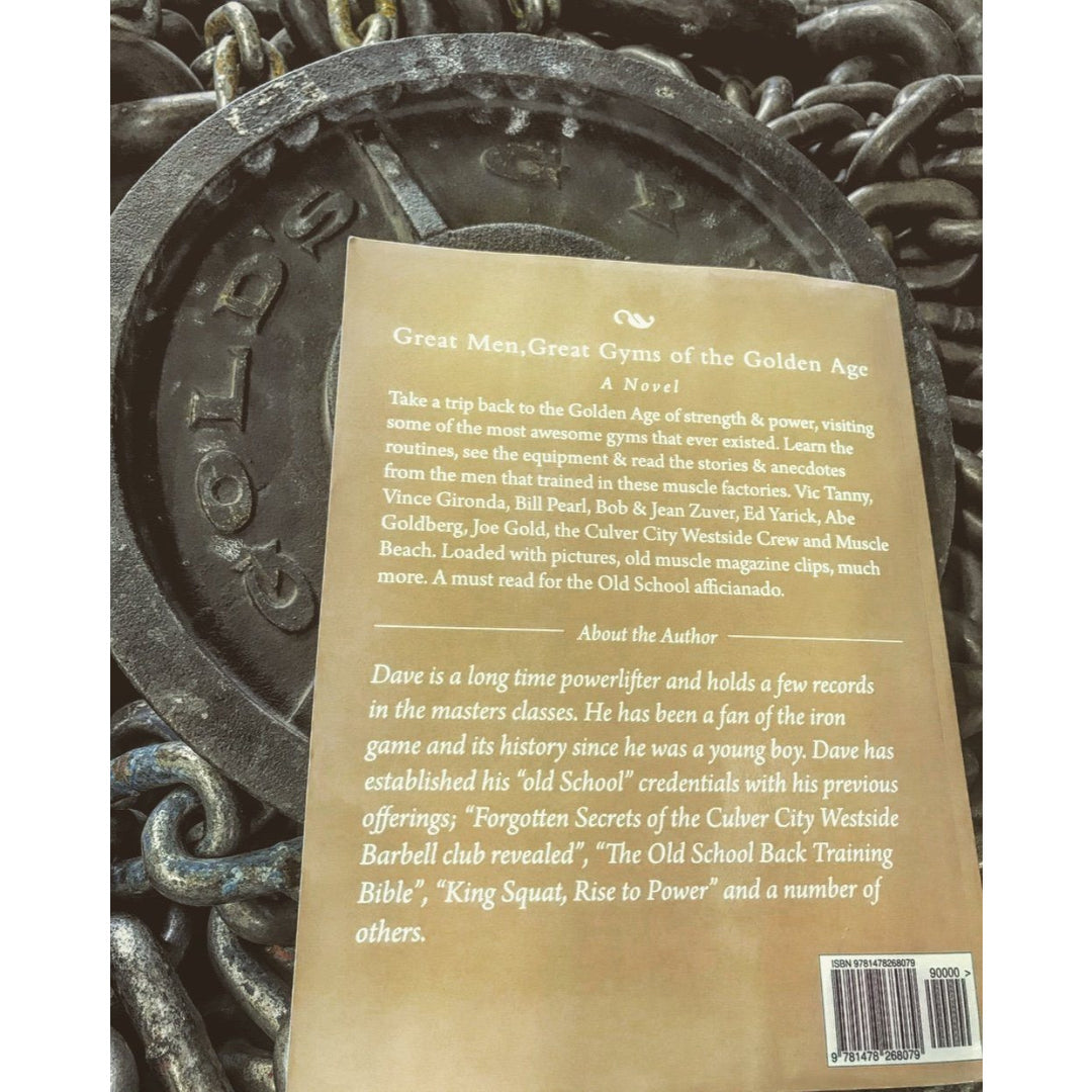 WSBB Books Great Men, Great Gyms of the Golden Age by Dave Yarnell