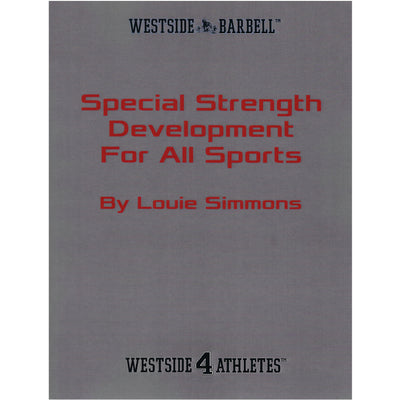 Special Strength Development for All Sports by Louie Simmons, front cover