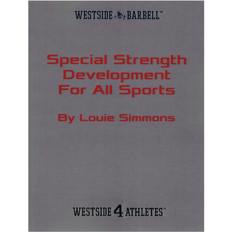WSBB Books - Special Strength Development For All Sports