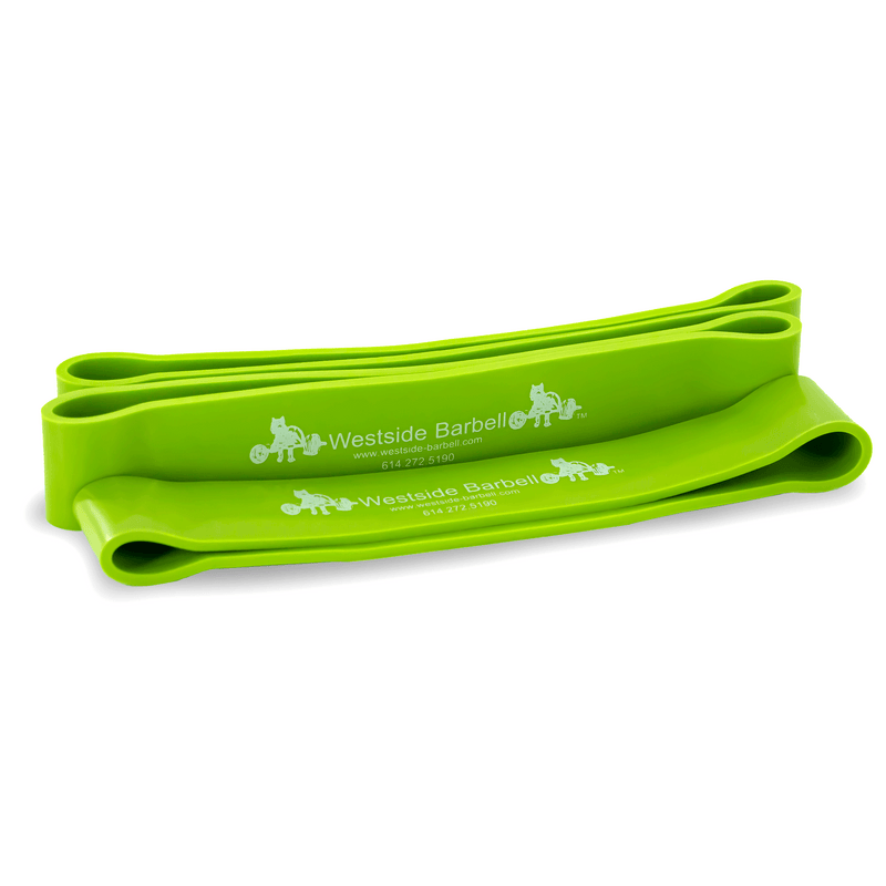WSBB Resistance Bands Stubby Lime Band set Westside Barbell